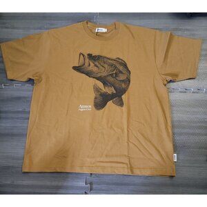 Atmos Anglers Club Tee Camel color Size US XL MA23S-TS006